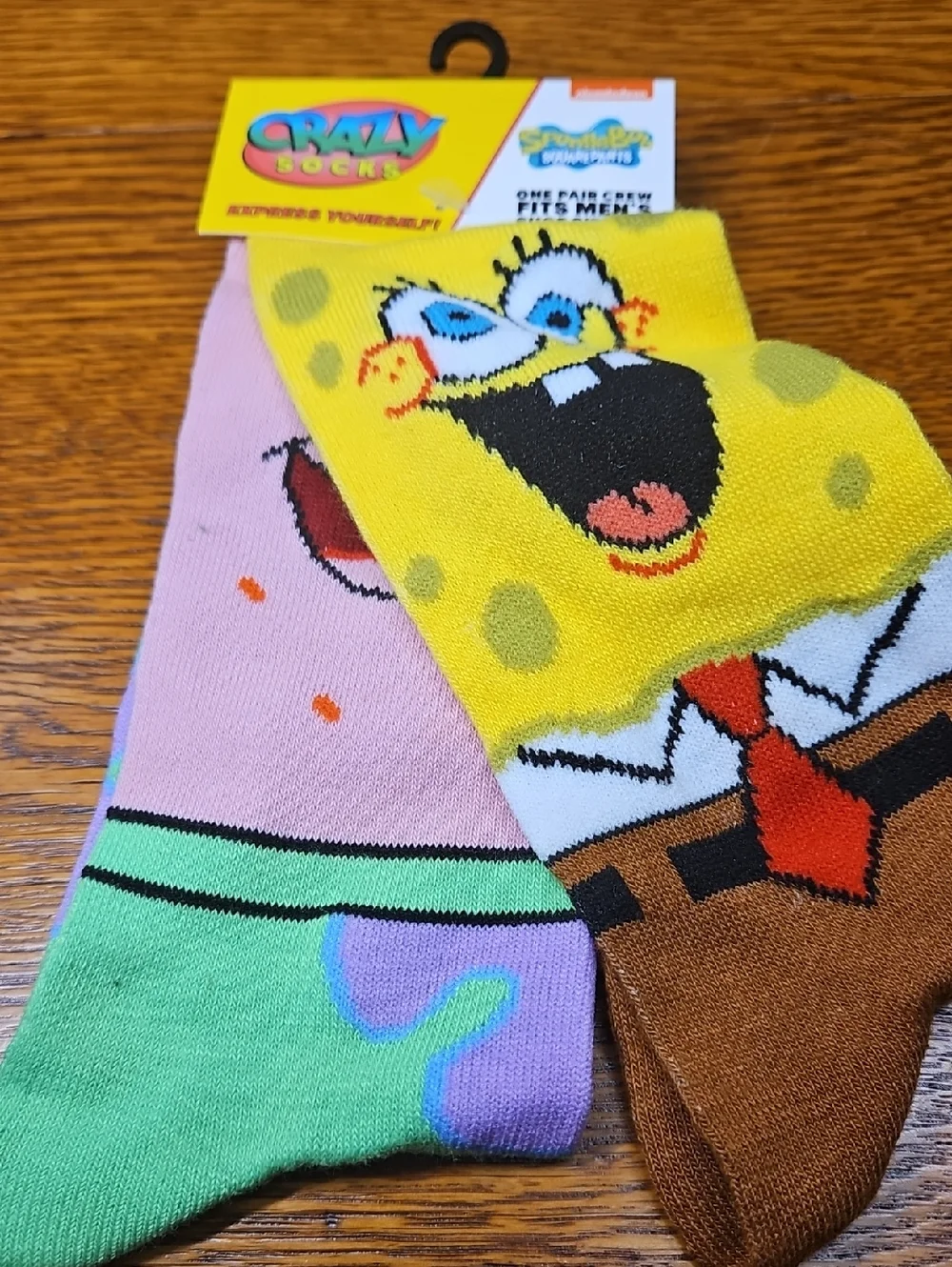 Spongebob And Patrick Star Mens Crew